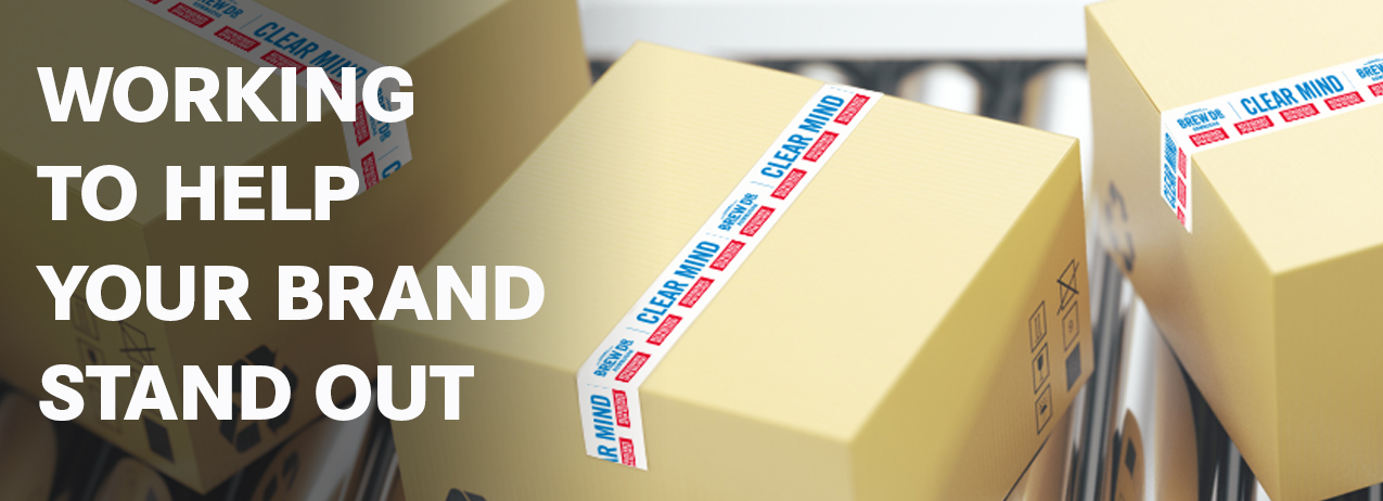 Printed packaging tape helps your business stand out.